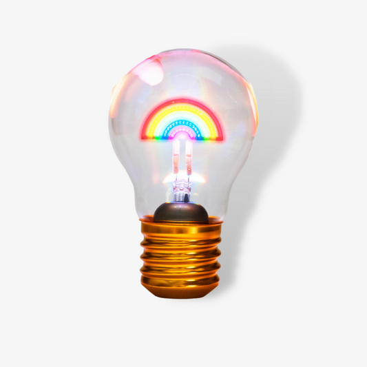 Cordless Edison Rainbow Lightbulb