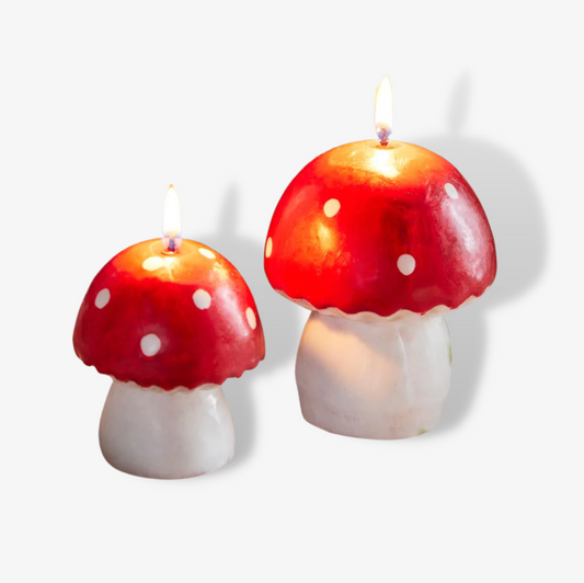 Mushroom Shaped Candles