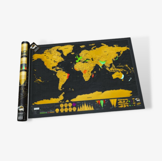 Deluxe Travel Scratch Map