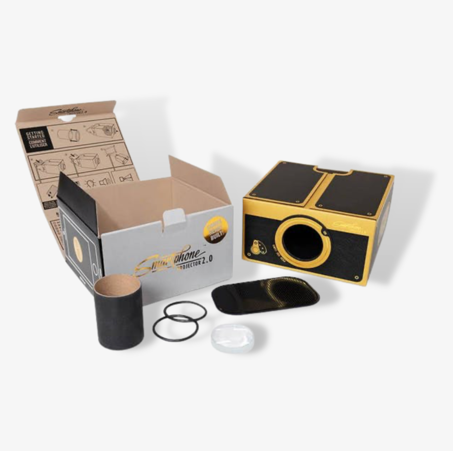 Smartphone Projector 2.0 Black And Gold