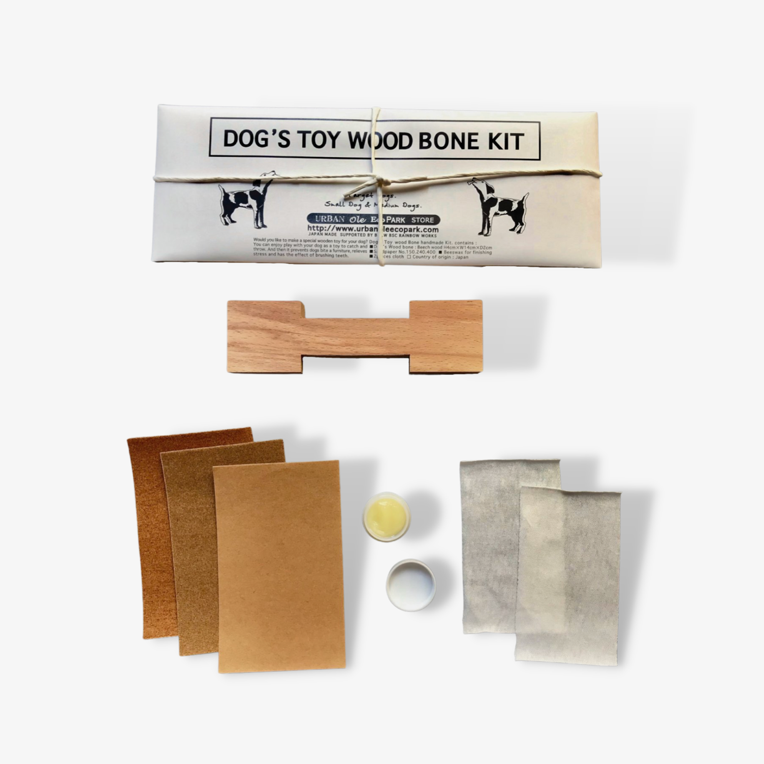 Make Your Own Wooden Dog Bone Carving Kit