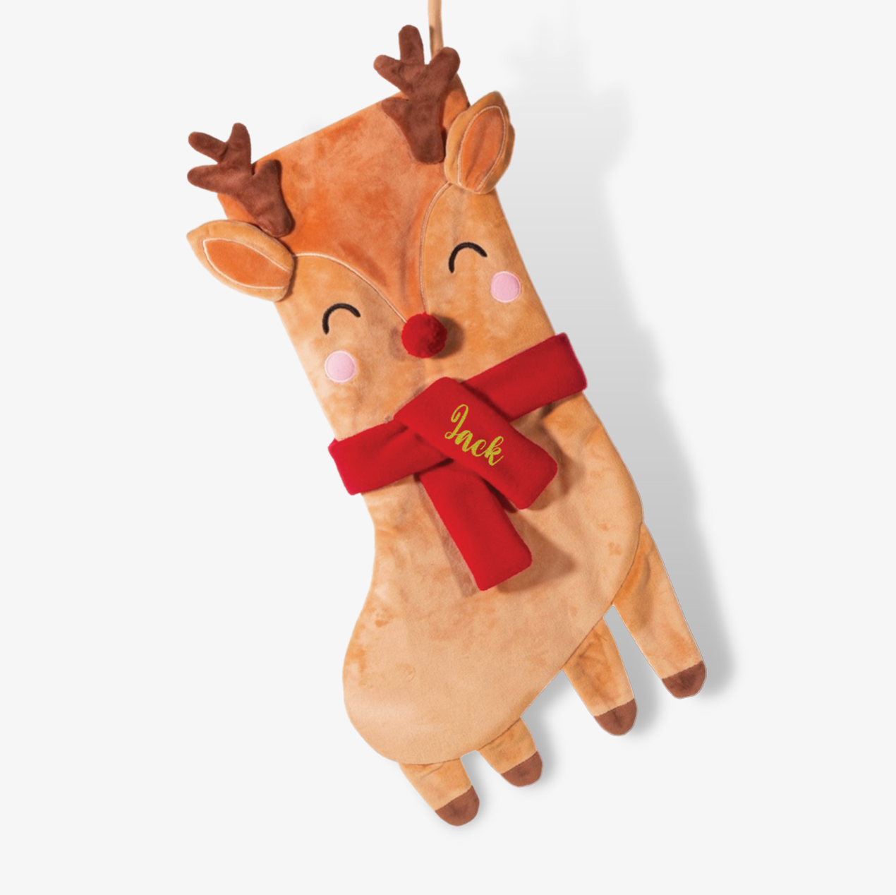 Rudolph With Dangly Legs Stocking