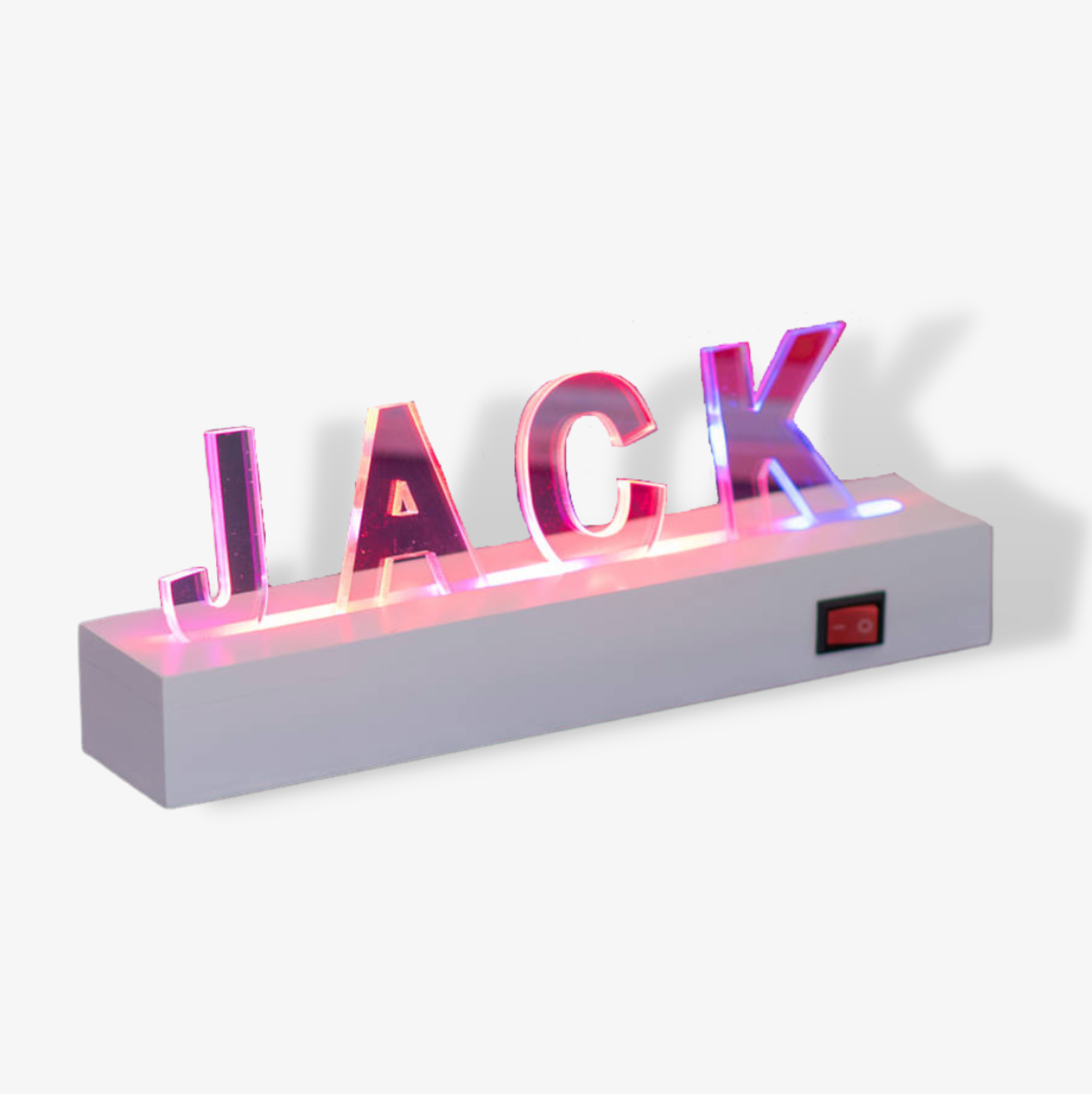 Light Up Letters And Stand
