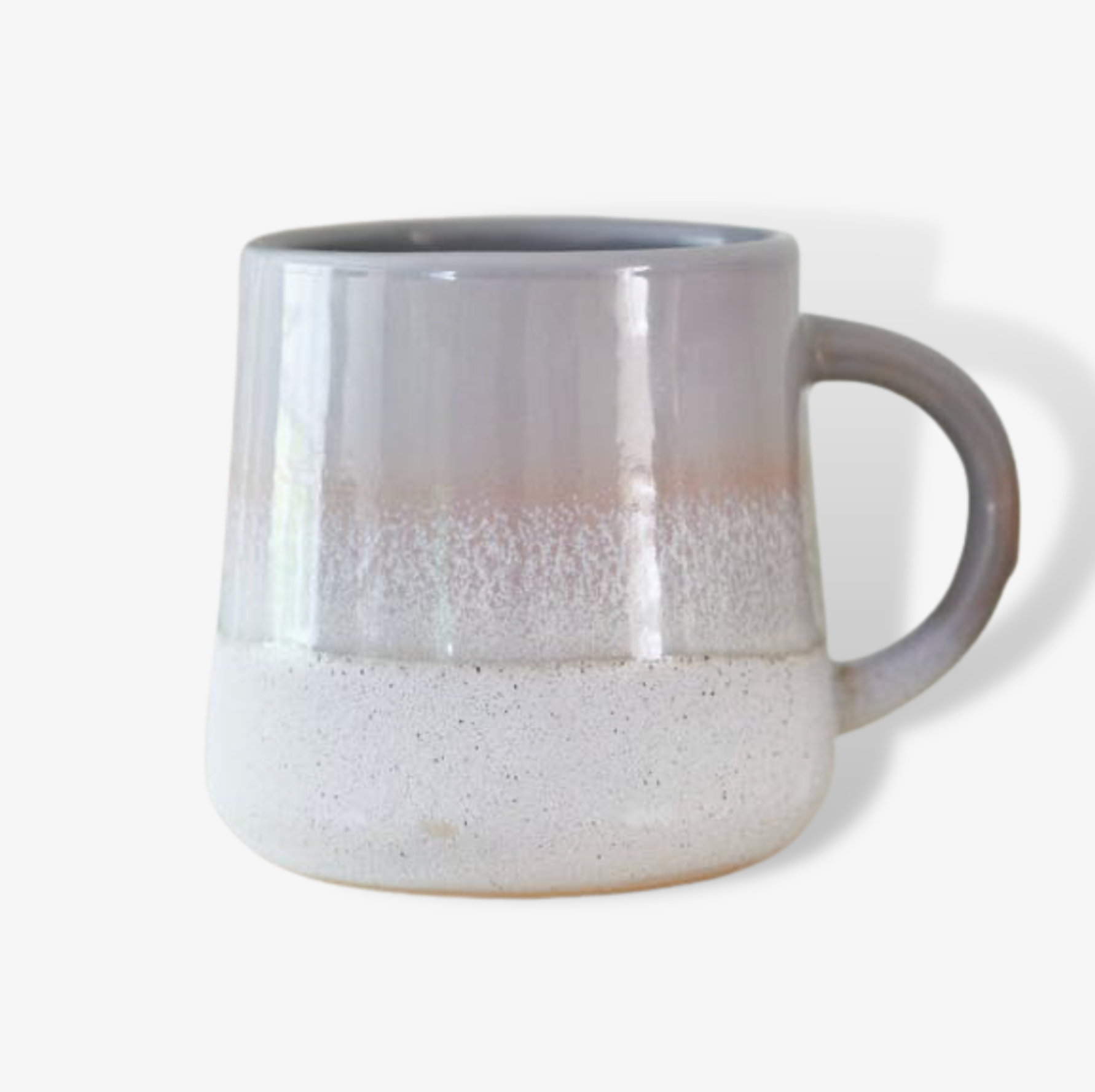 Dip Glazed Stoneware Grey Mug