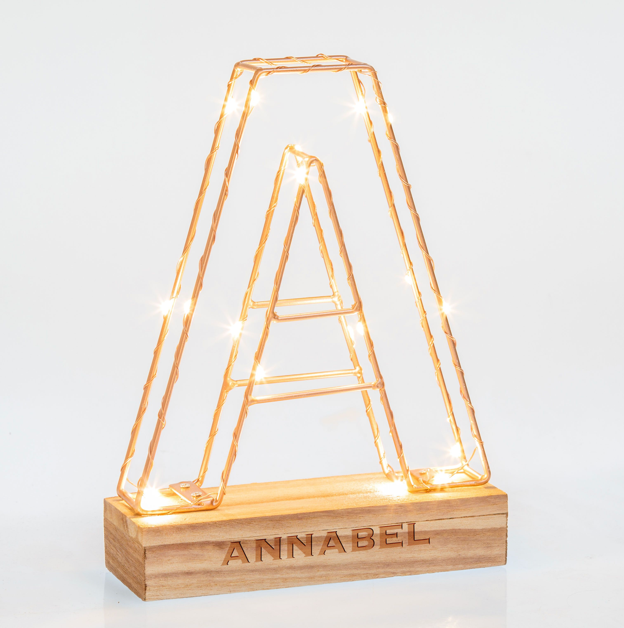Personalised Wire Light Up Letters
