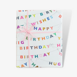Birthday luxury gift wrap by the sheet