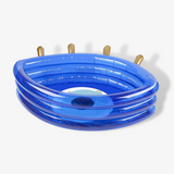 Blue Eye Inflatable Pool With Gold Lashes