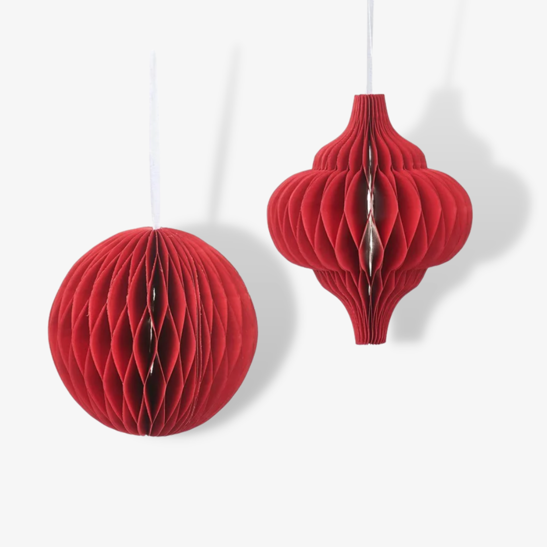 Honeycomb Hanging Decoration Set Of Two