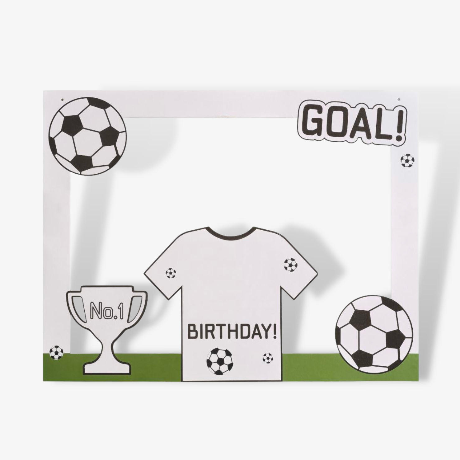 Customisable Football Party Photo Booth Frame