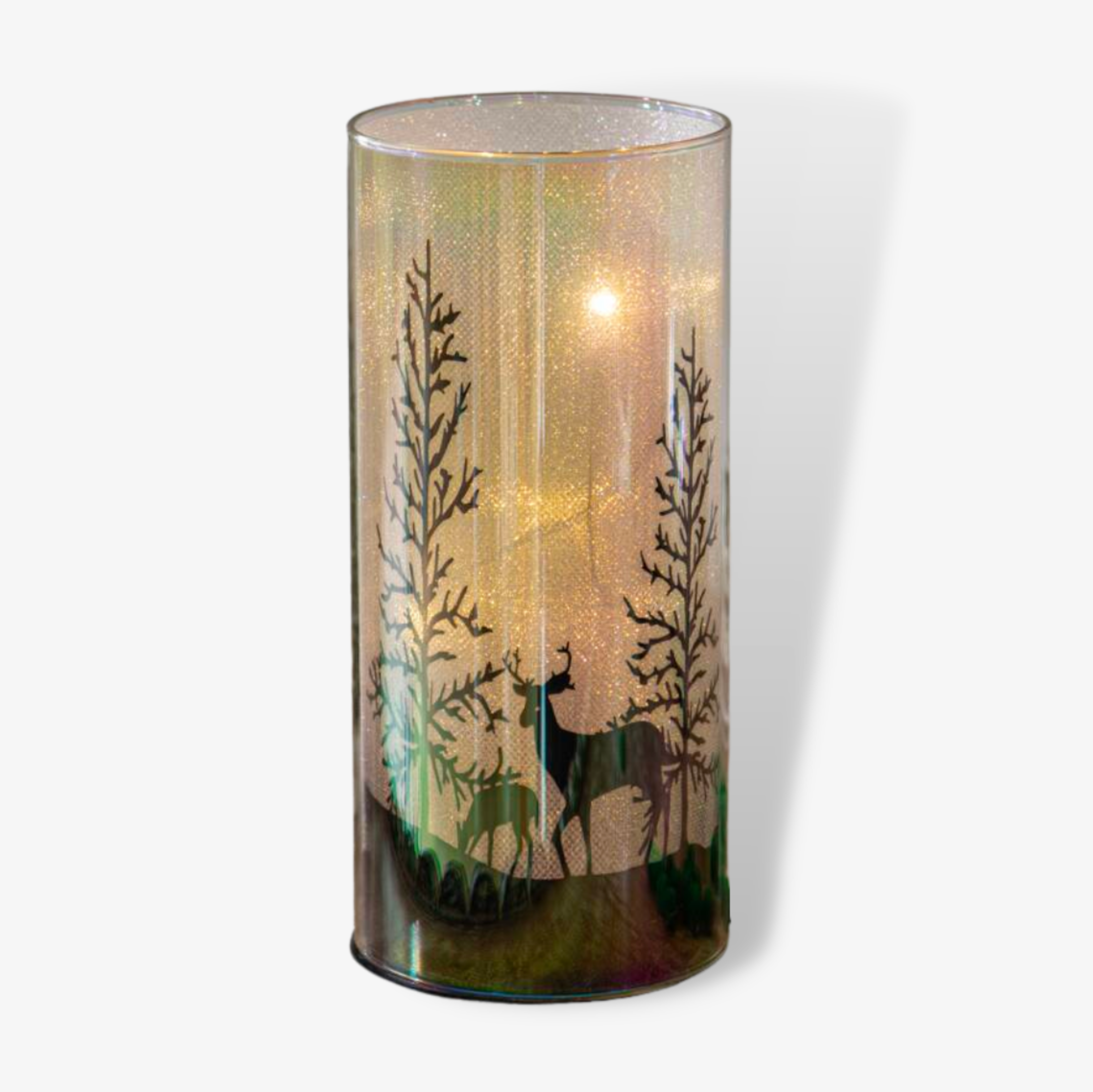 Festive Glass Usb Table Lamp