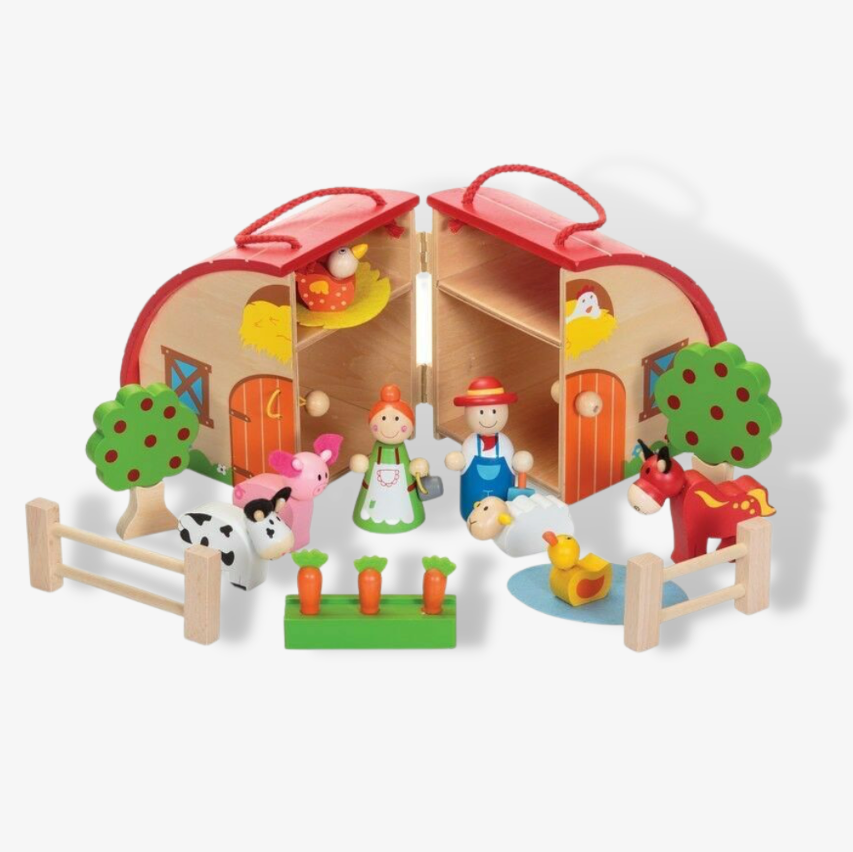 Carry Around Wooden Playsets