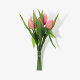 Faux Tulips with Personalised Ribbon