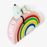 Personalised Peanuts Snoopy Rainbow Mini LED
