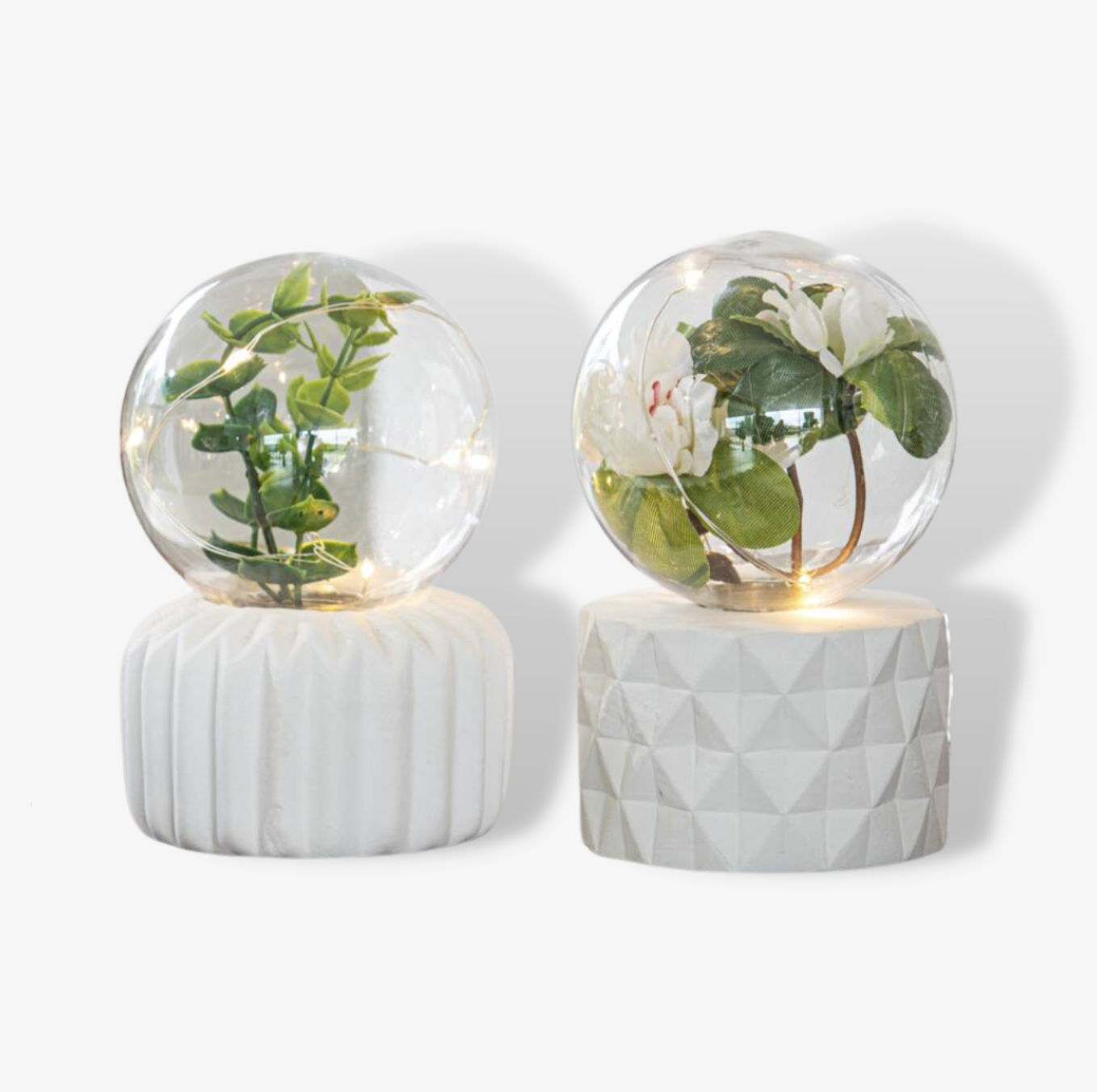 LED Plant Fairy Light Terrariums