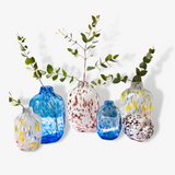 Multicoloured Speckled Glass Vase