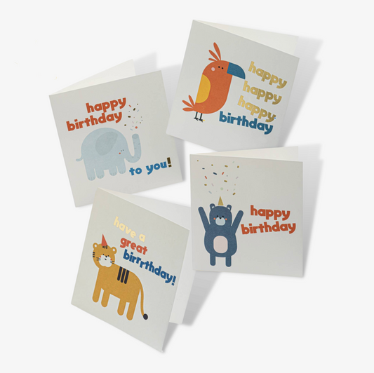 Childs Sweet Animal Birthday Cards