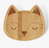 Personalised Fox Bamboo Plate