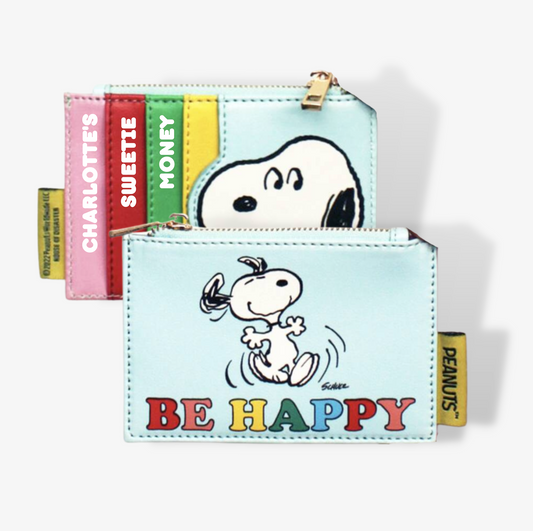 Peanuts Be Happy Credit Card Wallet