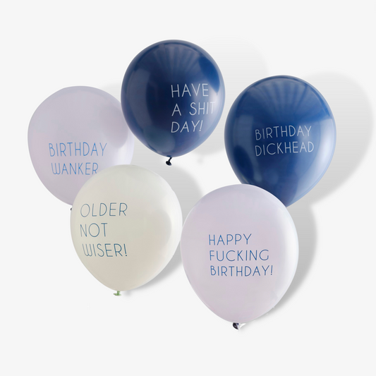 Cheeky Slogan Happy Birthday Balloons
