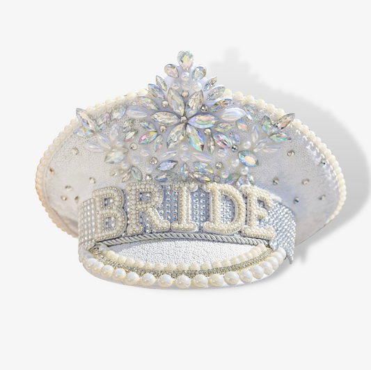 Bling Embellished Bride Hen Party Hat
