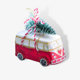 Campervan With Tree Christmas Decoration