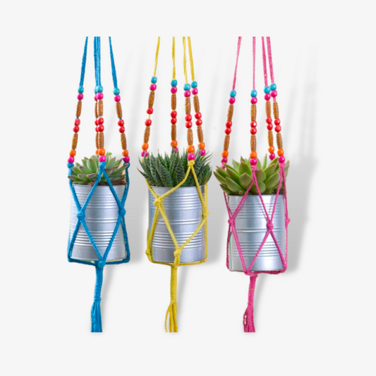 Coloured Macrame Hangers