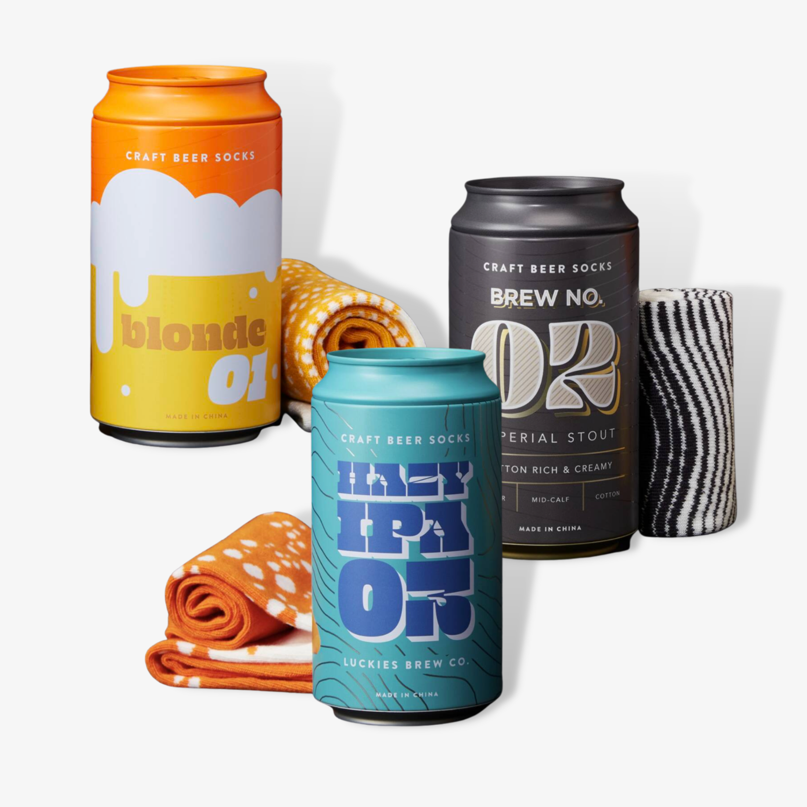 Craft Beer Socks In A Can