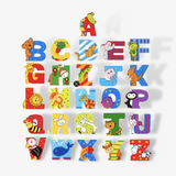 Wooden Alphabet Animal Letters