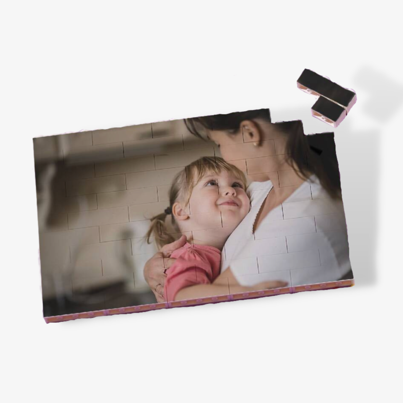 Personalised Mother's Day Building Brick Photo Puzzle