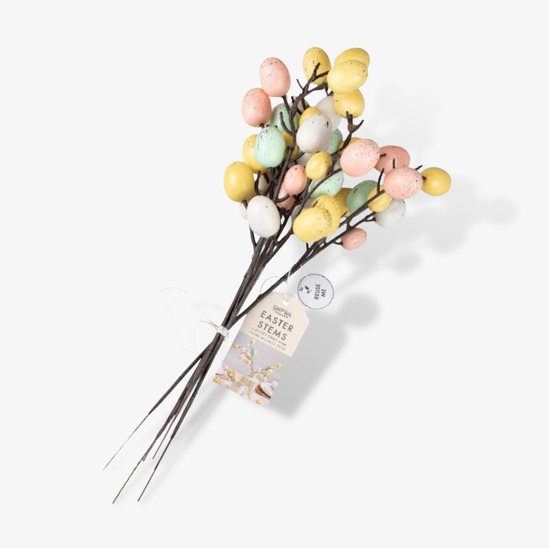 Pastel Easter Stems And Egg Decoration