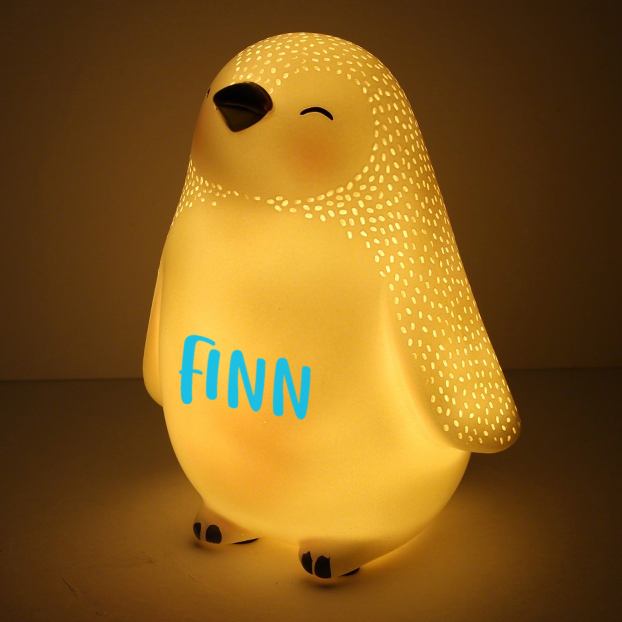 Personalised Penguin Night Light