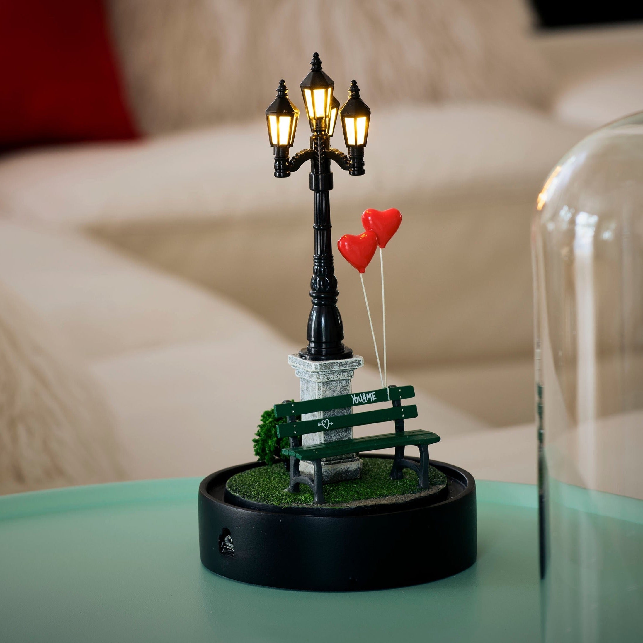 Seletti Romantic Glass U S B Table Lamp