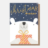Pack of Ten  Polar Bear Small Christmas Cards