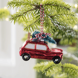 Hanging Mini Car With Christmas Tree