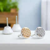 Gold and Silver Maze Door Knobs