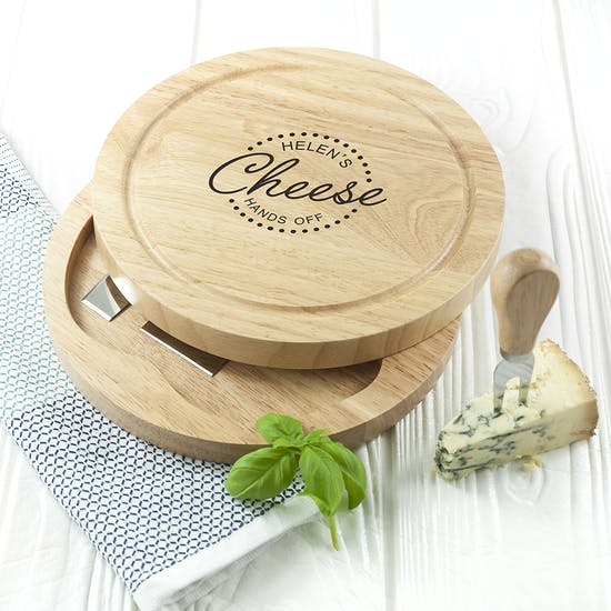 Personalised Hands Off Cheese Set