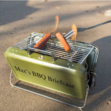 Personalised Portable Briefcase Barbecue