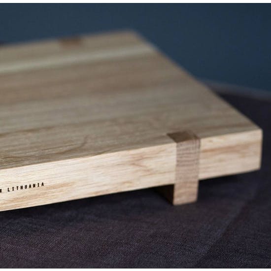 Solid Oak Hand Crafted Sushi Serving Board