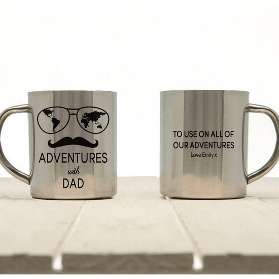 Dads Personalised Outdoor Adventure Mug