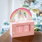 Personalised Unicorn Christmas Countdown