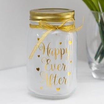 Wedding Light up LED jars