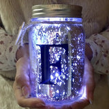 Light Up LED Monogram Jar