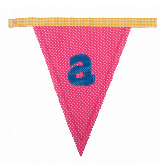 Personalised Name Alphabet Bunting (Per Letter)