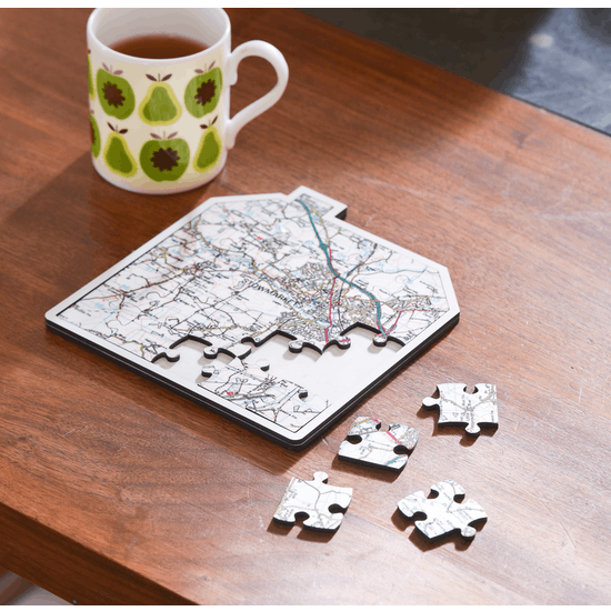 Personalised My Home Wooden Map Jigsaw