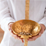 Gold Handmade Fingerprint Bowl