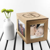 Personalised Mother's Day Photo Cube Keepsake