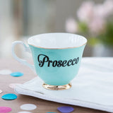 Prosecco Tea Cup & Saucer