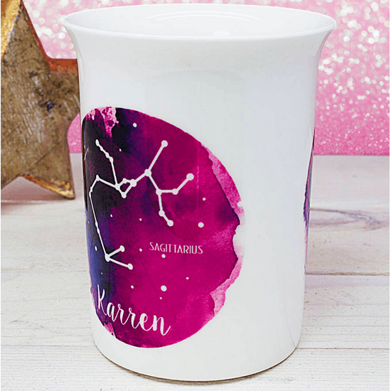 Personalised Watercolour Constellation Mug