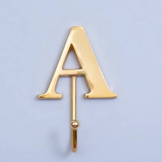 Gold Metal Letter Hooks