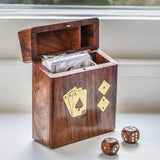 Personalised Luxury Card And Dice Box